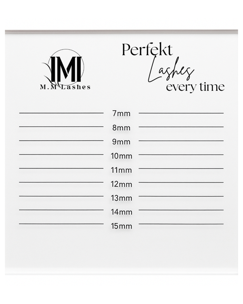 Doppelte Wimpernunterlage | Weiß