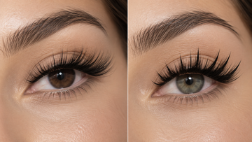 Wispy Look mit Wispy Lashes und Spike Lashes für professionelle Wimpernverlängerung
