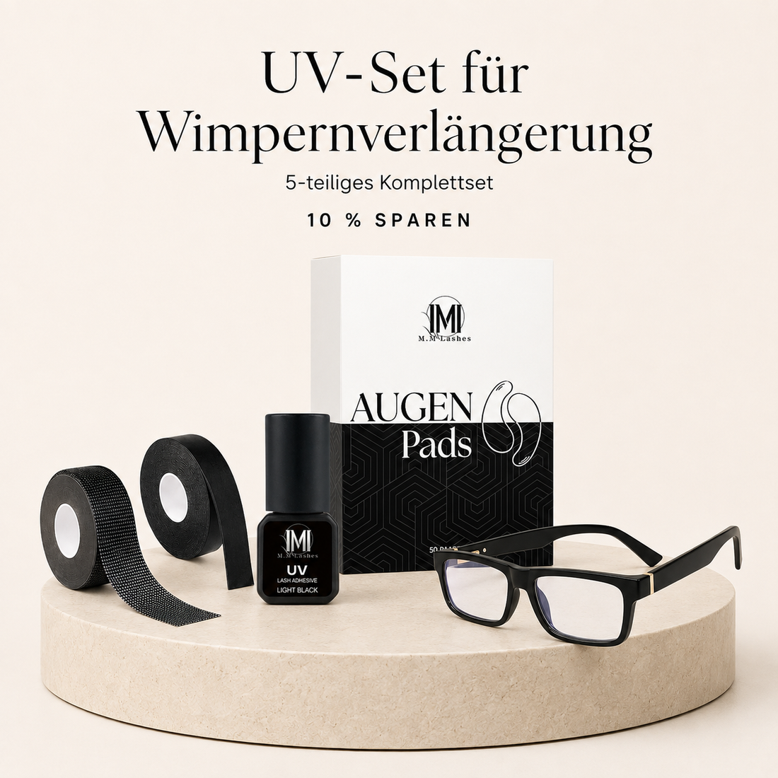 UV-Set für Wimpernverlängerung | 5-teilig