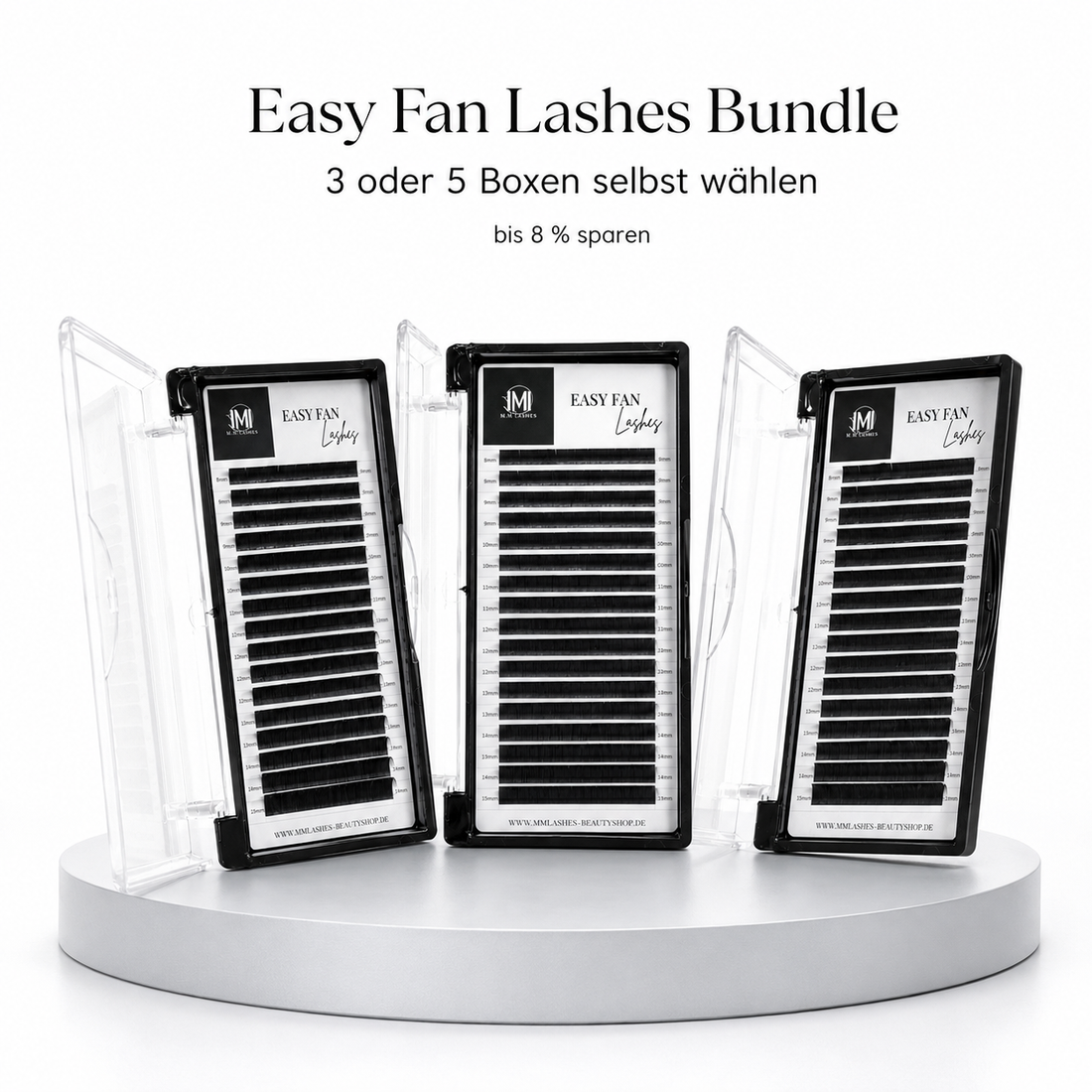 Easy Fan Lashes Bundle mit 3 oder 5 frei wählbaren Boxen und bis zu 8 Prozent Rabatt