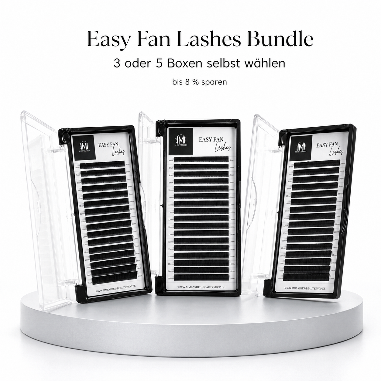 Easy Fan Lashes Bundle mit 3 oder 5 frei wählbaren Boxen und bis zu 8 Prozent Rabatt